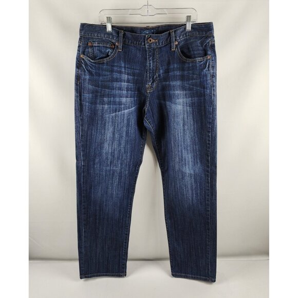 Lucky Brand Jeans Men 38x30 Blue 221 Original Straight Denim - Picture 1 of 12